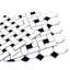 The Tile Life Check 12" x 12" Porcelain Mosaic Tile Sheet