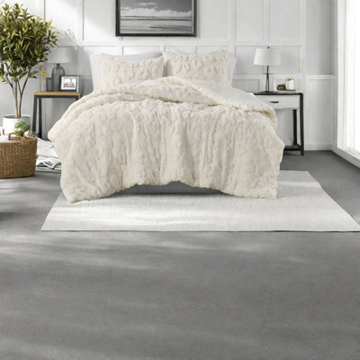 Ensembles de literie en chenille douce, lit simple en polyester, texture animalière pour la maison