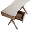 Walnut desk with wooden top
