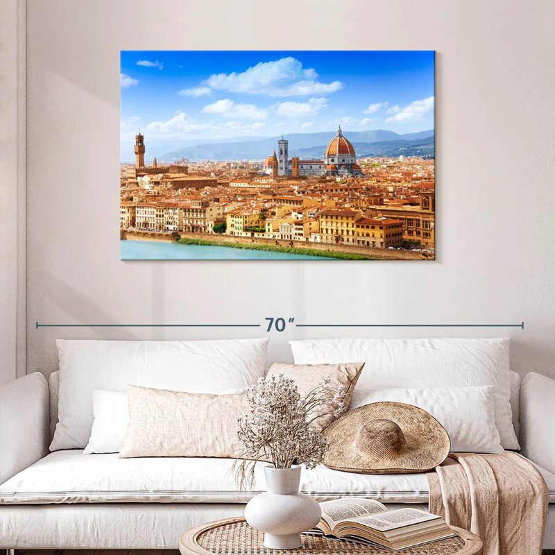 Nicci matin à Florence, H 30 po x l 45 po