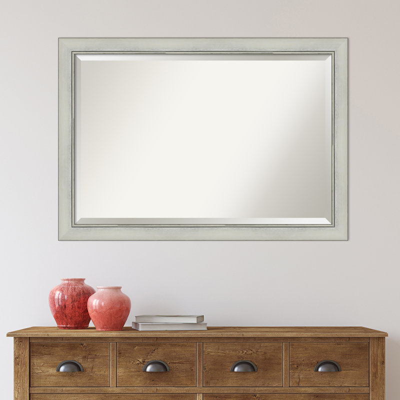 Miroir de salle de bain Kellison, Noir / argent, 28 po x 40 po
