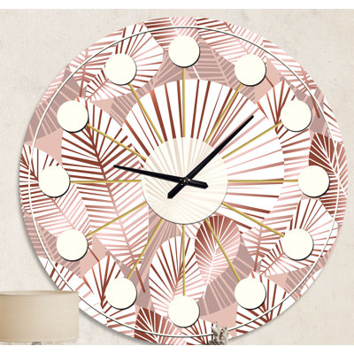 Horloge murale Golden Mid-Century IV