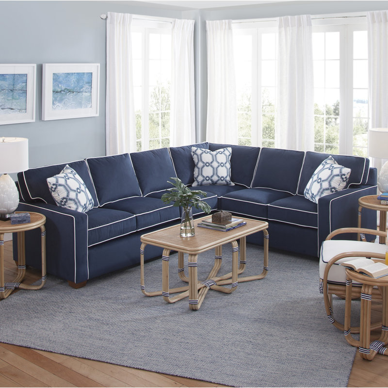 Gramercy Park 2 - Piece Sectional, Elite Ivory; 0321-91, Frost White, Right Hand Facing