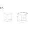 Bedside Cabinet Antica A-7