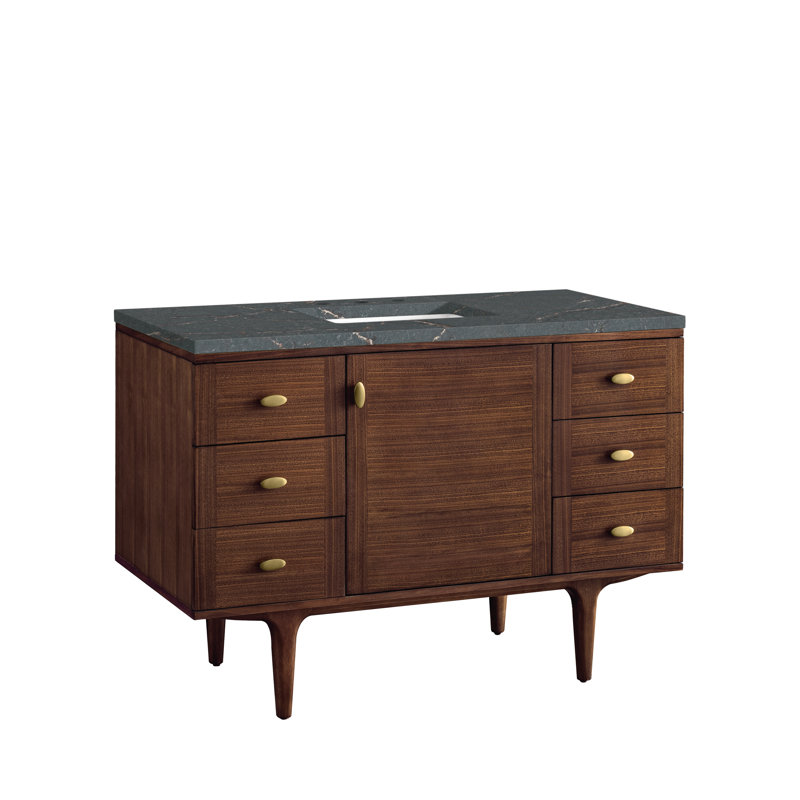 Amberly 48'' W Single Vanity, Parisien Bleu