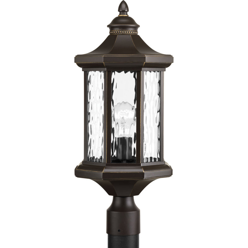 Tête de lanterne 1 lumière H 21,875 po Enola Bronze antique