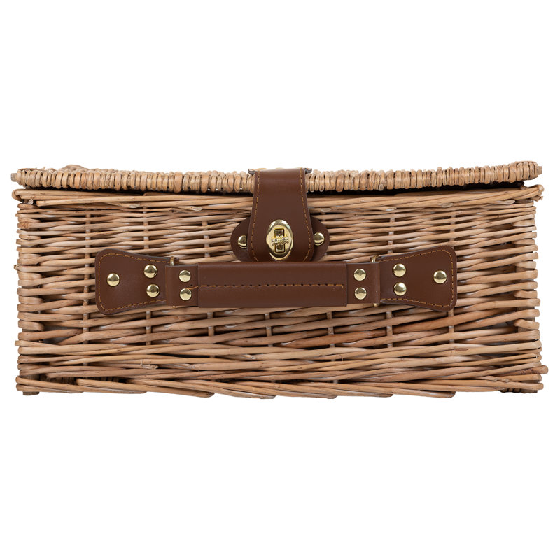 BROWN PICNIC BASKET 4 SERVES