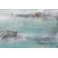 Hand -painted wave noise acrylic painting