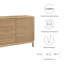 Commode 6 tiroirs Render par Modway
