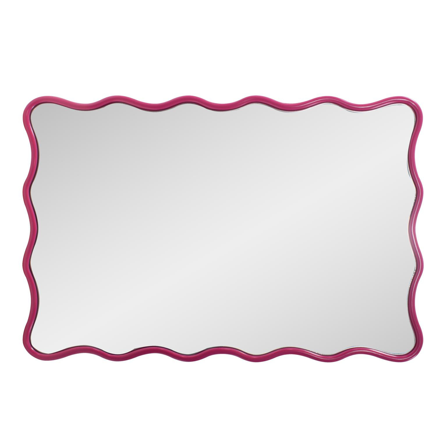 Angelo Rectangle Mirror, Hot Pink