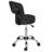 Backed Adjustable Height Ergonomic Lab Stool with Footring Wheels