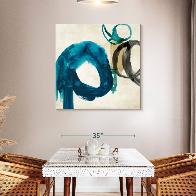 Avery Blue Ring I, 39" H x 39" W