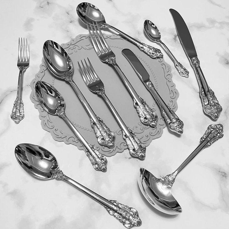 Stainless Steel Buffet Serving Spoon Set - 4-Piece Large Round Serving Spoons With Mirror Finish For Soup, Sauces, And Table Service