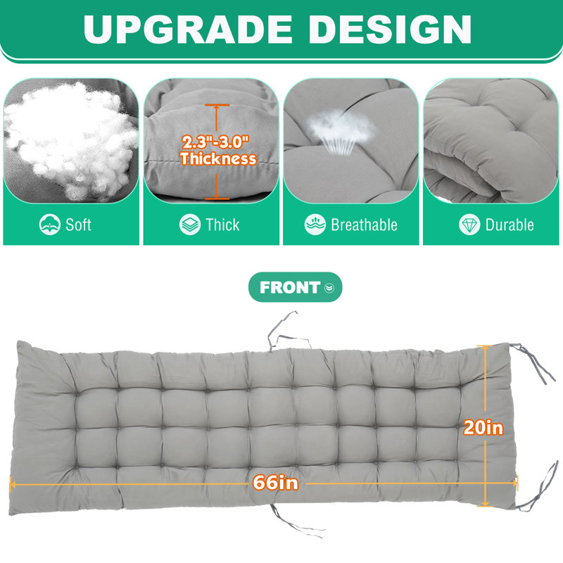 Reclining Folding Zero Gravity Chair with Cushions (Set of 2), Light Gray