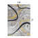 Contemporary Distressed Abstract Lines Non Slip Area Rug