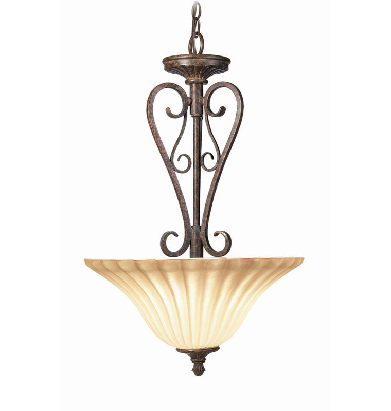 Luminaire suspendu pour bol 2 lumières unique Avondale
