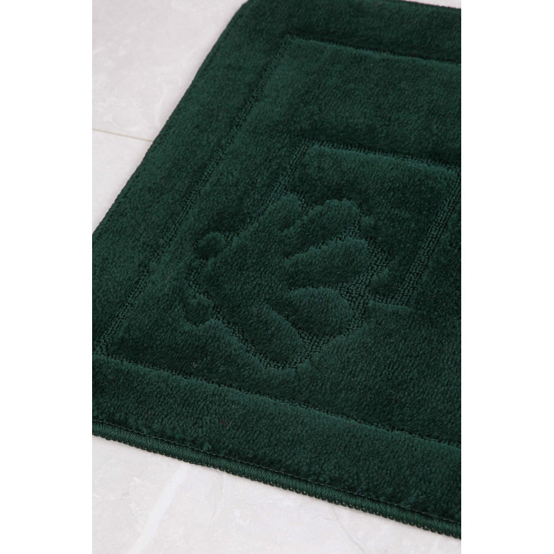 Tapis de bain Salome, H 0,4 po x l 20 po x L 31 po, Vert
