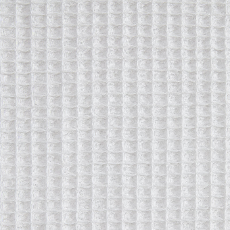 Rideau de douche Calvin Klein Waffle, Blanc