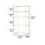 Iron Freestanding Over The Toilet Storage