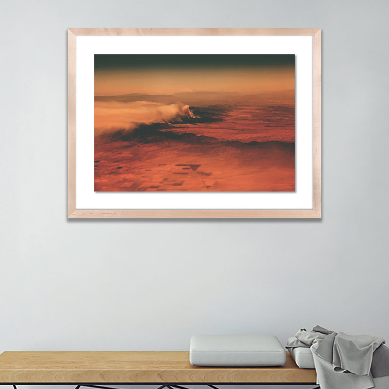 Storm, Arizona Print by Riley Ryan-Wood, Natural, 29" H x 40" W x 2.5" D