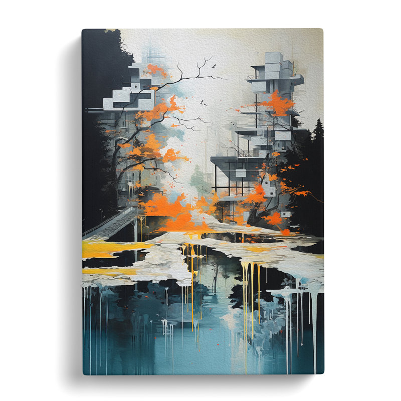 Stream Contemporary - No Frame Print, 60cm H x 40cm W x 3cm D
