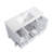 8" White Bathroom Vanity Without Sink-2003028117