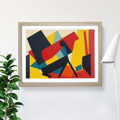 XH1022-6193X Modern Suprematism Art Vol.3 Abstract - Single Picture Frame Print
