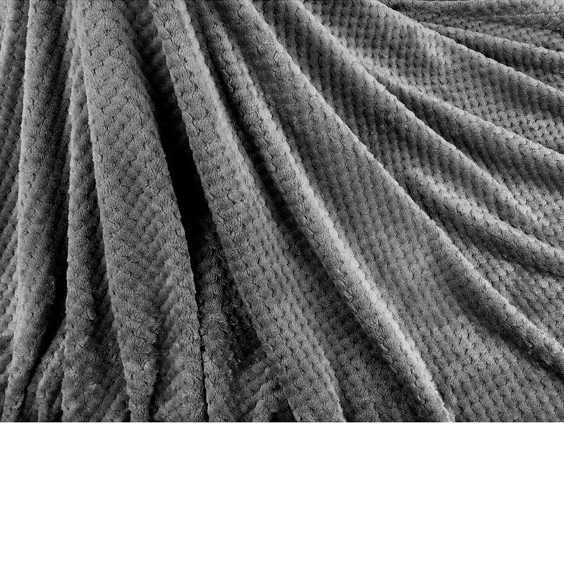  Couverture légère Premium, Gris anthracite, 60 po x 80 po