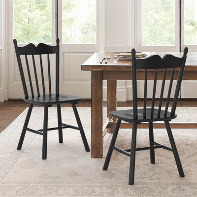 Daisy Solid Wood Side Chairs by August Grove