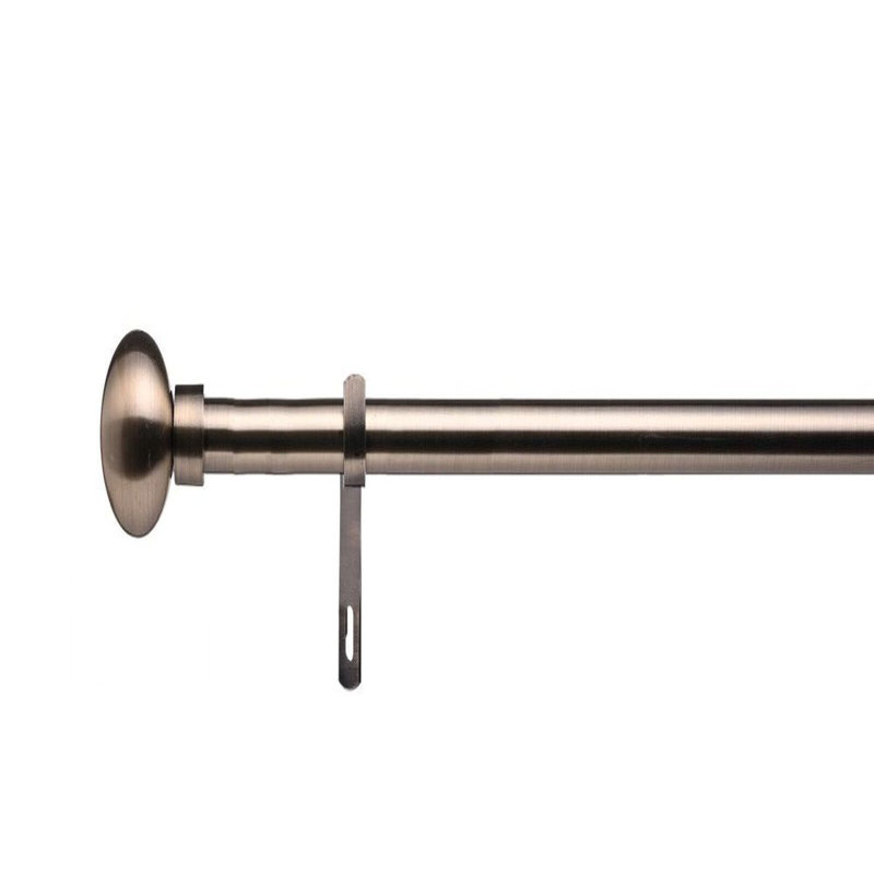 Ragsdale "19 mm Extendable Metal Curtain Poles ", 6cm H x 320cm W x 10cm D, Antique Brass