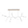 Fiori 10 - Light Dimmable LED Modern Linear Chandelier