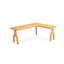Bureaux en bois massif en L Burlywood-107286842-107286838