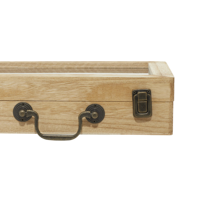 Horloge de table en bois, Noir