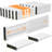 12 Pack Drawer Divider, 4" High, 15-21" Adjustable Drawer Dividers, Non-Slip Expandable Dresser Organizer for Baby Clothes, Bathroom, Bedroom, Kitchen and Office Storage, 12 Pack, White-1372193799