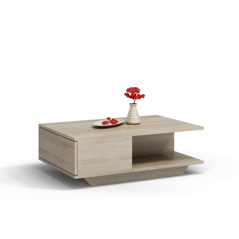 Theresa Coffee Table with Storage, Grey