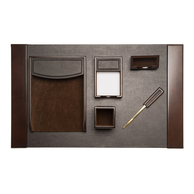Ensemble de bureau 6 pièces Baumgardner, Brun