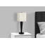 Éclairage, ensemble de 2, 24 po, lampe de table, port USB inclus, nickel métallique, abat-jour, contemporain-1639782062-1639782059