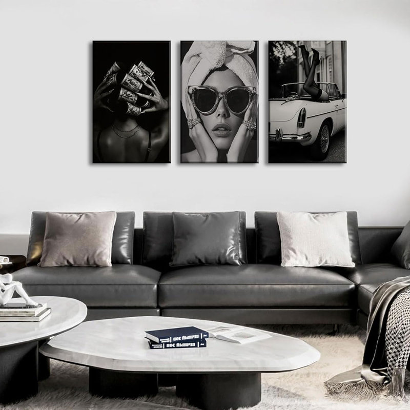 3 Piece Wrapped Canvas Print, 40 cm H x 30 cm W