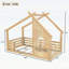 Lit House House avec fenêtre et petite tablette, aucun sommier nécessaire-357544228-357544230