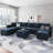 Tremee U-shaped Modular Sectional Sofa with Chaise-1532868430