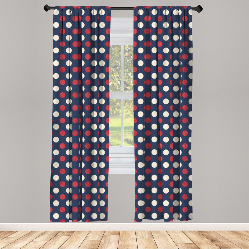 Abstract Semi-Sheer Rod Pocket Sliding Panel, 28" x 84"