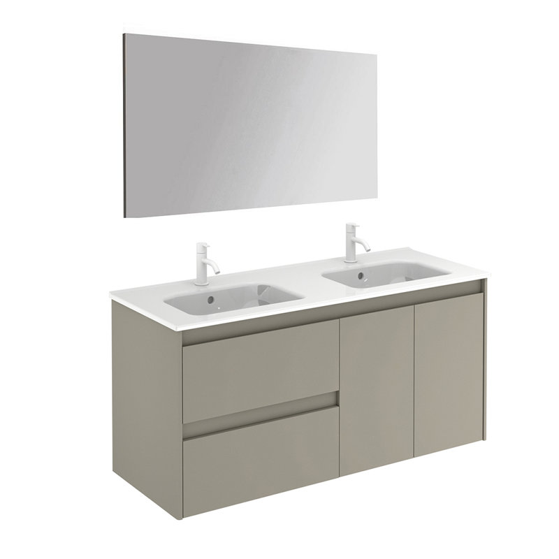 Ambra 47.5'' W Double Vanity, Matte Sand