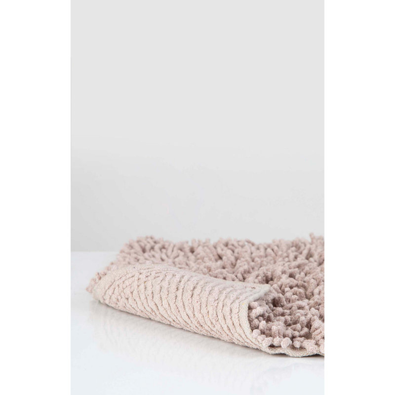 Tapis pour salle de bain Hazem, Brun