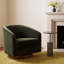 OSCY SWIVEL CHAIR VEGAN SHEARLING WHITE-953978560