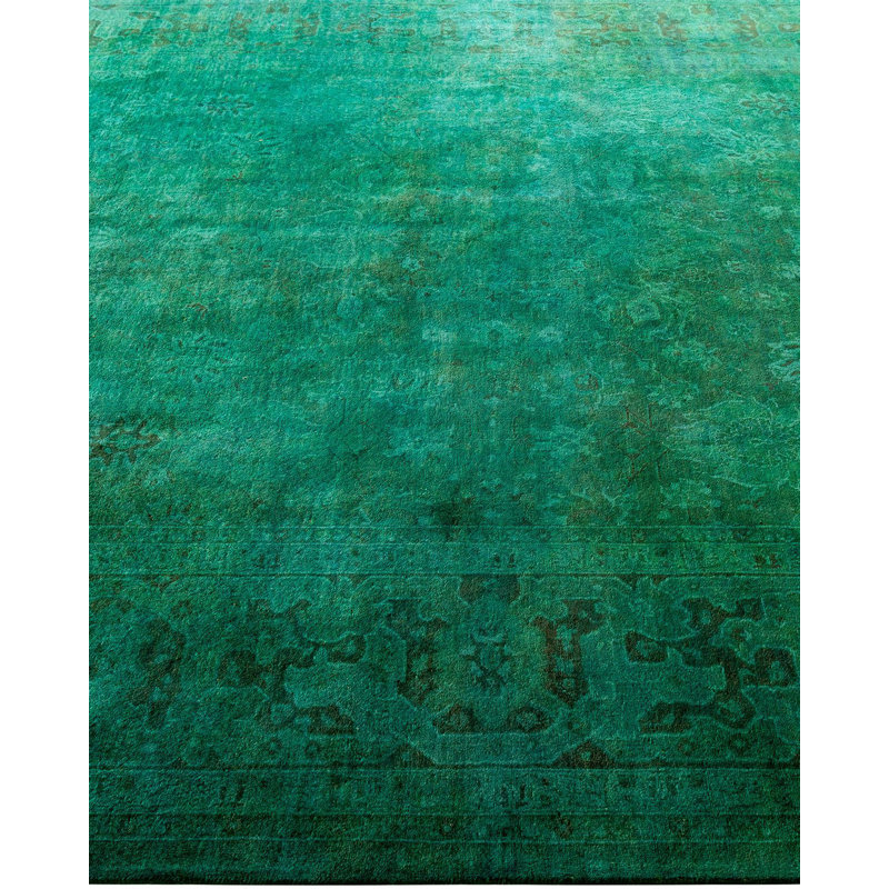 Overyed One-of-a-Kind Rectangle 6'1" X 9'3" Hand Knotted Area Rug