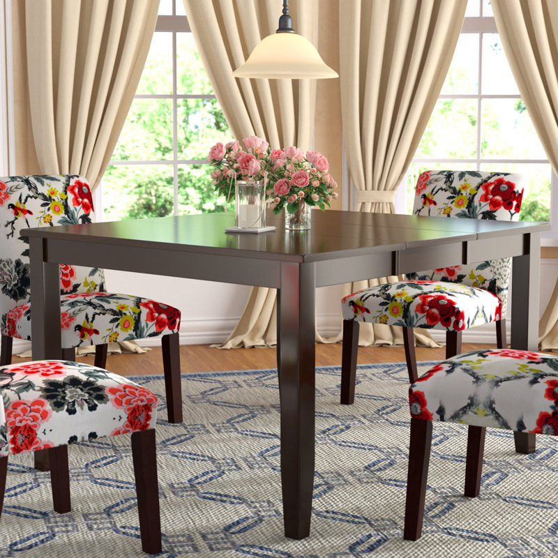 York Extendable Solid Wood Dining Table, 36"
