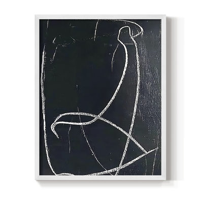Série ABSTRACT DCV - reproduction encadrée de qualité supérieure - prête à être accrochée - aucun clou requis