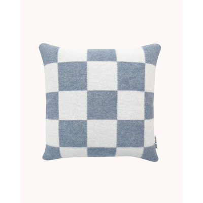 CHECKERBOARD Wool Lumbar Pillow Cover