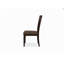 Ensemble de 2 chaises d'appoint en tissu avec dossier à lattes Nox