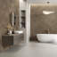 Carreau de mur en porcelaine mat 24 po x 24 po Huntsman-119358099